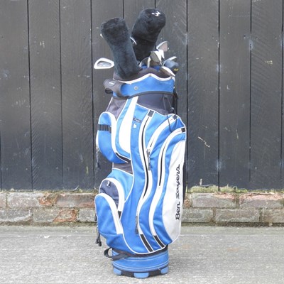Lot 351 - A set of golf clubs, in a carry case