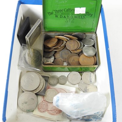 Lot 398 - A collection of pre-decimal and later coins