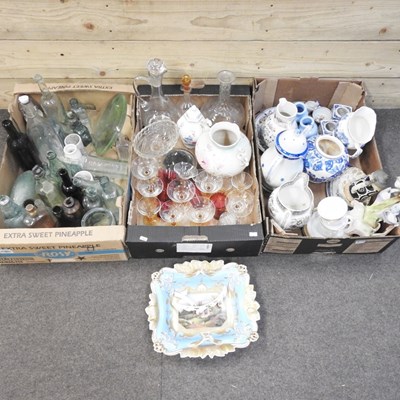 Lot 353 - A collection of 19th century and later china...