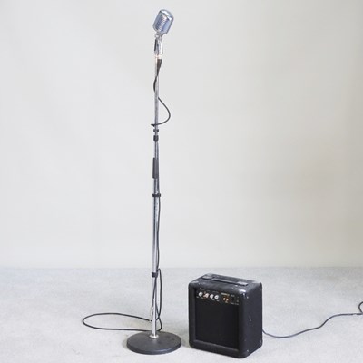 Lot 156 - A Satrawal stage microphone, on stand,...