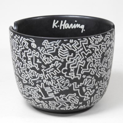 Lot 58 - A Keith Haring Ramen bowl, with all over...