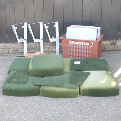 Lot 387 - A set of dismantled cinema seats