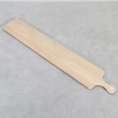 Lot 511 - A large hand-made wooden meze serving platter,...