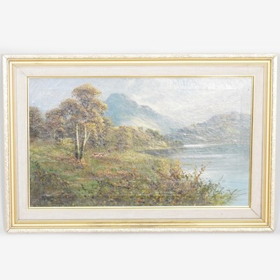 Lot 57 - Frank Hider, 1861-1933, Autumn morning in the...