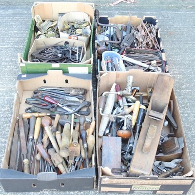 Lot 334 - A collection of hand tools
