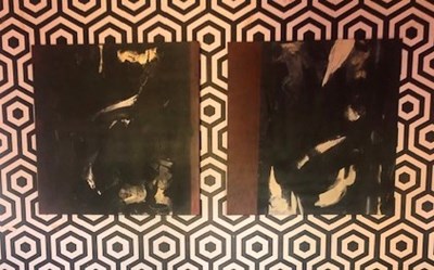 Lot 40 - Contemporary, a pair of abstract studies, oil...