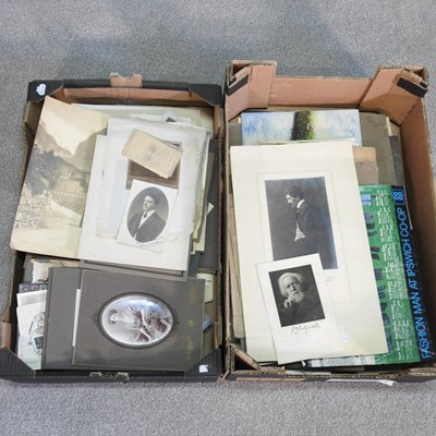 Lot 221 - A collection of photographs and pictures,...