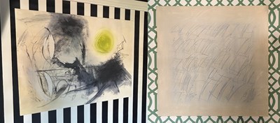Lot 147 - After Cy Twombly, 1928-2011, abstract, oil on...