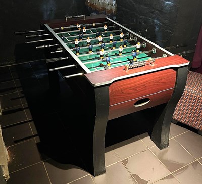 Lot 108 - A table football game, 147 x 80cm