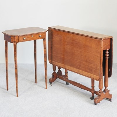 Lot 238 - A Victorian mahogany sutherland table,...