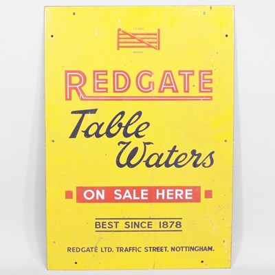 Lot 659 - A vintage style advertising sign Redgate Table...