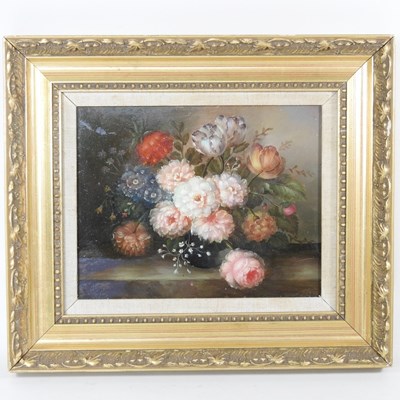 Lot 632 - Continental school, 20th century, still life...