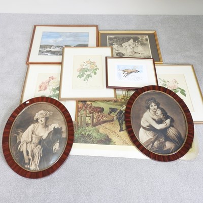 Lot 278 - A collection of pictures and prints, to...