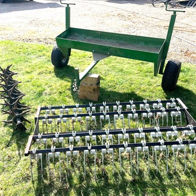 Lot 181 - An SCH tractor F48T garden/paddock scarifier,...