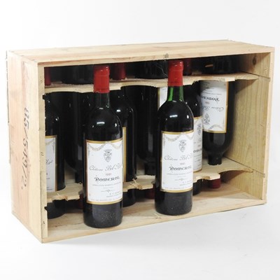 Lot 23 - Eight bottles of Château Bel-Air Pomerol,...
