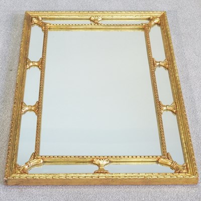 Lot 132 - A Regency style gilt framed wall mirror, with...