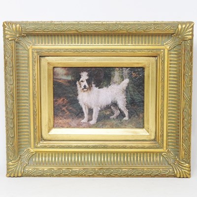 Lot 482 - English school, 19th century style, terrier,...