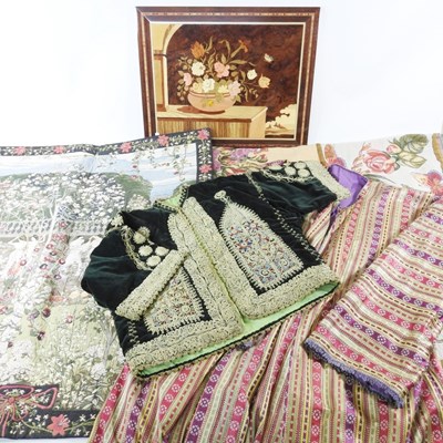 Lot 555 - A bolero, together with an embroidered ladies...
