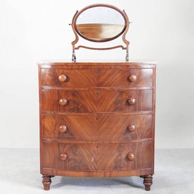Lot 328 - A 19th century mahogany and boxwood strung bow...