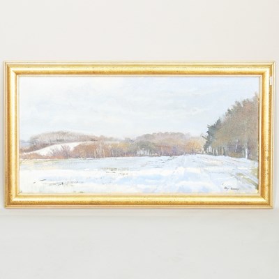 Lot 289 - Roy Connelly, b1966, Suffolk Snow, Near Arger...