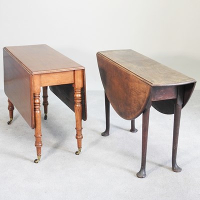 Lot 312 - An 18th century mahogany pembroke table, 96cm...