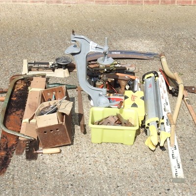 Lot 682 - A collection of hand tools, to include a...