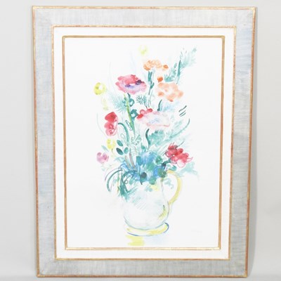 Lot 258 - G Read, 20th century, still life of flowers,...