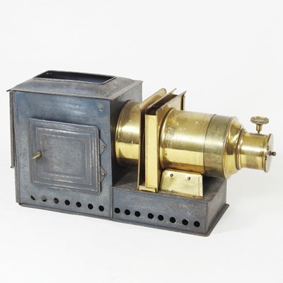 Lot 242 - A 19th century magic lantern