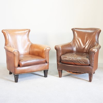 Lot 66 - A near pair of early 20th century brown...