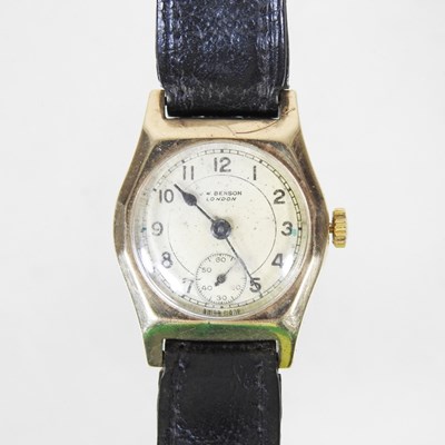 Lot 97 - An early 20th century 9 carat gold cased...