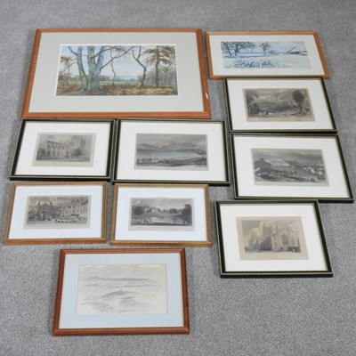 Lot 261 - J G Wheeler, 20th century, landscape, signed...