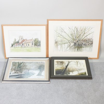 Lot 508 - John Glover, b1945, Morning, Great Shelford,...