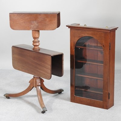 Lot 519 - An Edwardian two tier dumb waiter, 62cm wide,...