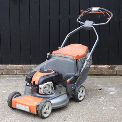 Lot 678 - A Husqvarna petrol lawnmower, with twin...