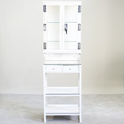 Lot 361 - A mid 20th century white painted medical...