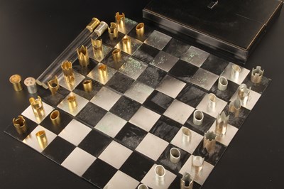 Lot 69 - A silver and silver gilt limited edition chess...