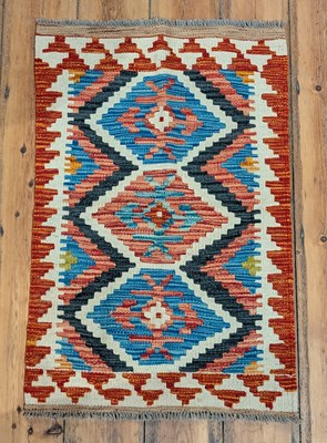 Lot 588 - A Chobi kelim rug