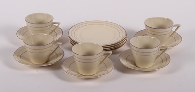 Lot 650 - An Art Deco Swinnertons Ivory part tea service,...
