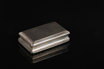 Lot 103 - A George IV silver snuff box, with...