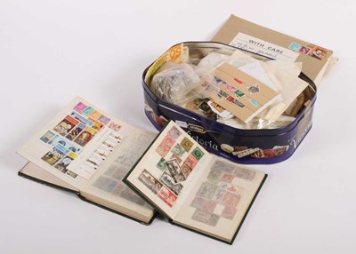 Lot 564 - A varied stamp collection, including loose...