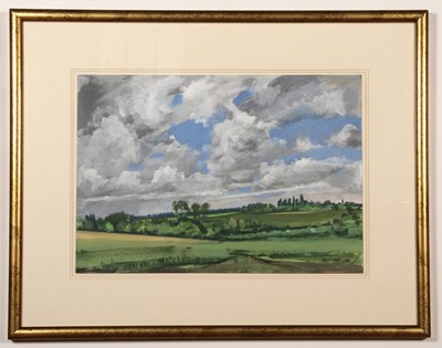 Lot 168 - John Booth (b.1941), Norfolk landscape,...