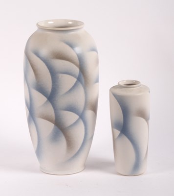 Lot 241 - A mid century West German Bay Keramik blue,...