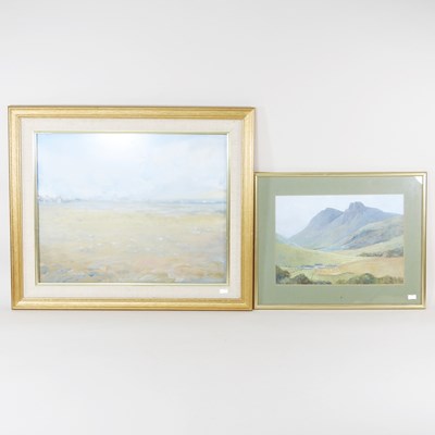 Lot 192 - Pamela Galley, 20th century, landscape, signed...