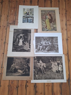 Lot 571 - A collection of prints, mostly 19th and early...