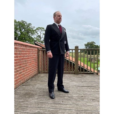 Lot 153 - A 1930's double breasted dinner suit