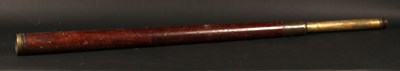 Lot 775 - A Dolland brass telescope, a/f, crack in lens