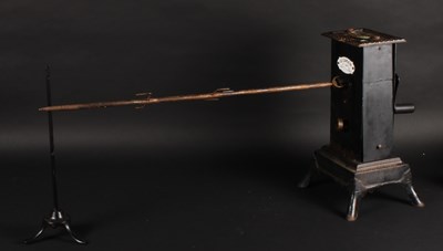Lot 652 - A vintage French Le Capuchin black painted...