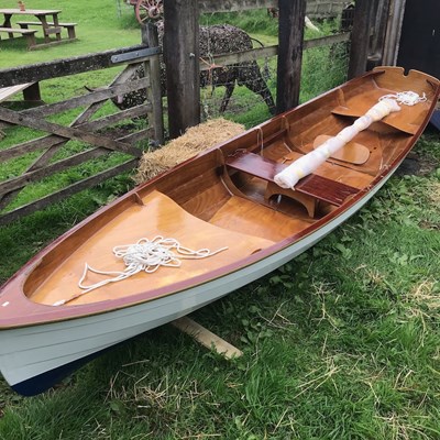 Lot 555 - A Fyne Boats hand built wooden skiff