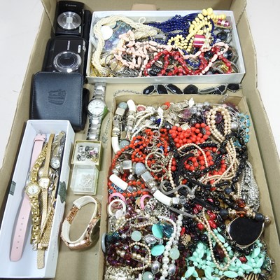 Lot 236 - A collection of costume jewellery, to include...