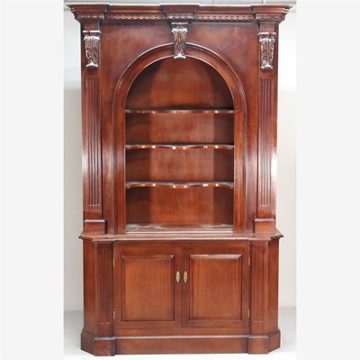 Lot 306 - A large modern reproduction cabinet, of...